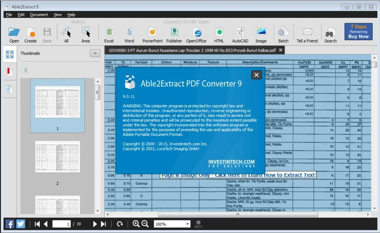 pdf 変換ソフトable2extract pdf converter