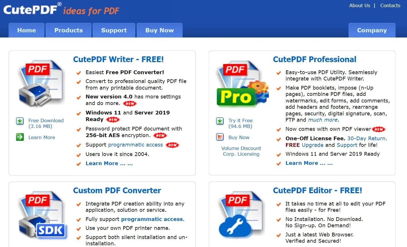 pdf 変換フリーソフトcutepdf converter