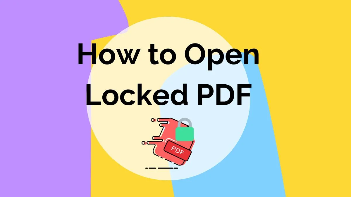 PDF 비밀번호를 모를 때 PDF를 여는 방법