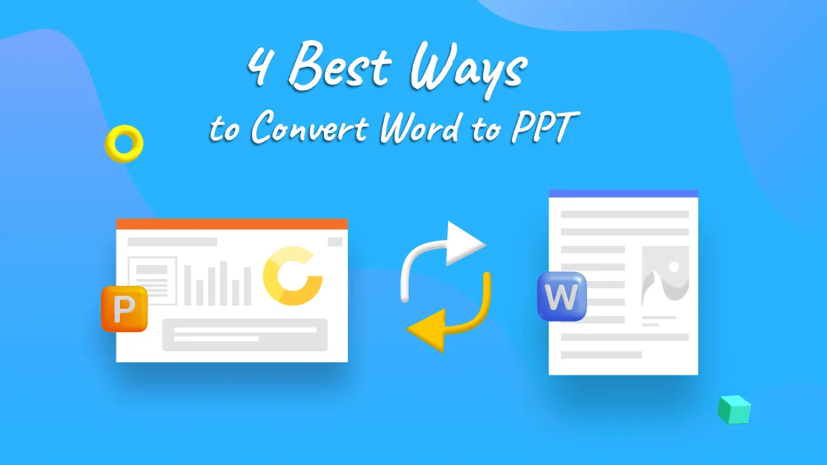4 Useful Methods to Convert Word to PPT