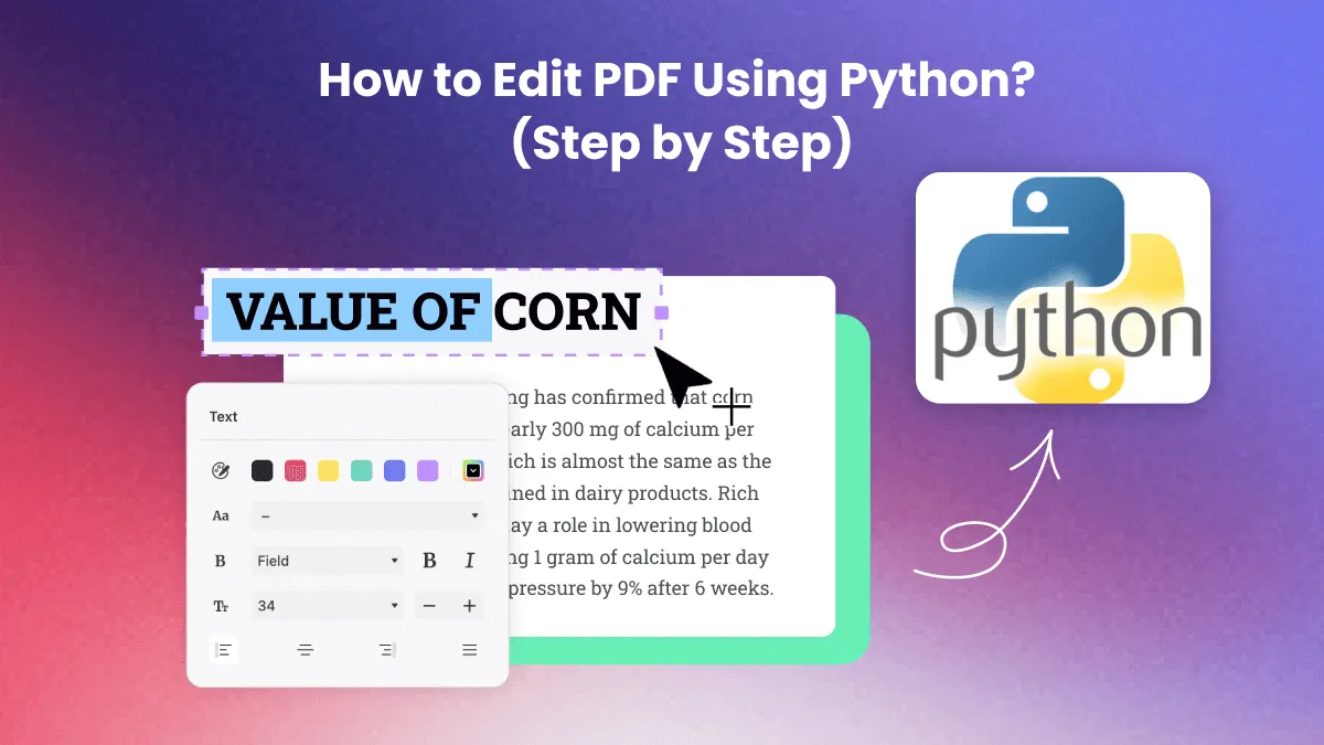 How to Edit PDF Using Python? (Step by Step)