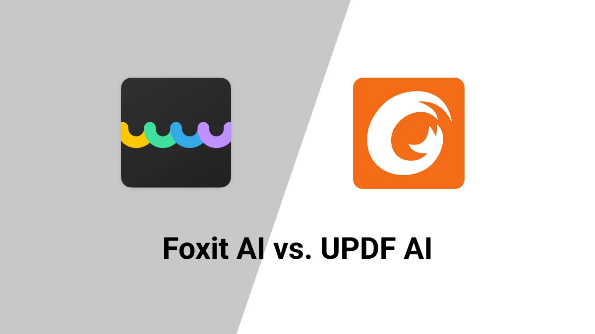 Foxit AI vs. UPDF AI: ¿Cuál proporciona la experiencia de chat con PDF con IA más confiable y precisa?