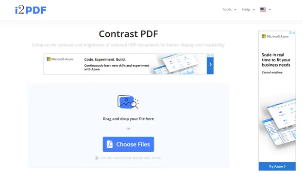 edit pdf contrast i2pdf