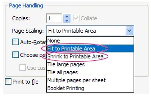 Automatic Scaling in Adobe Acrobat