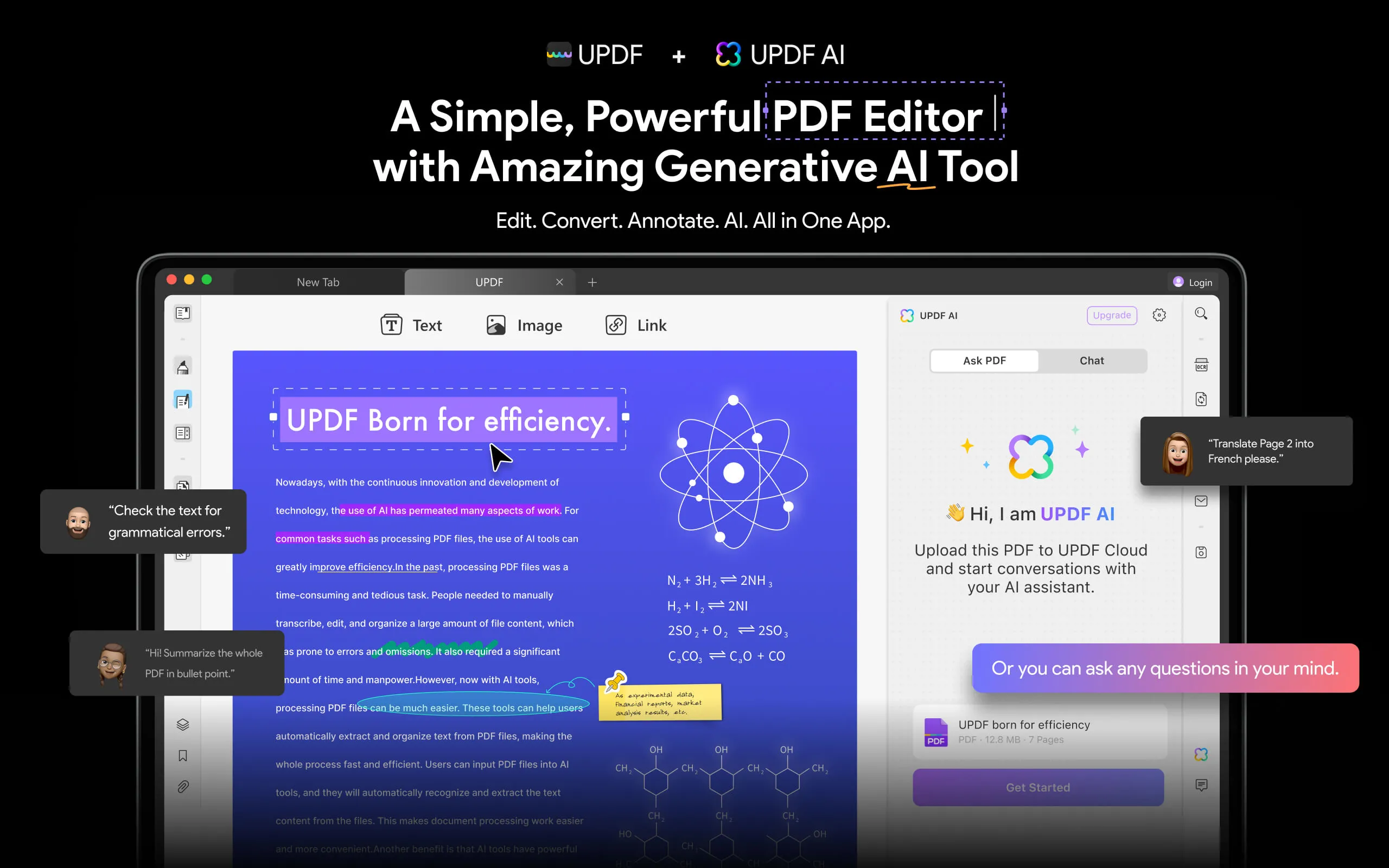 pdf sticky notes AI-powered UPDF