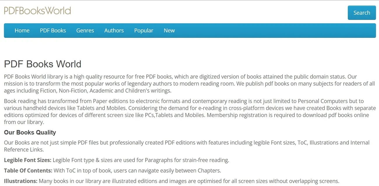 pdf books world free textbook website
