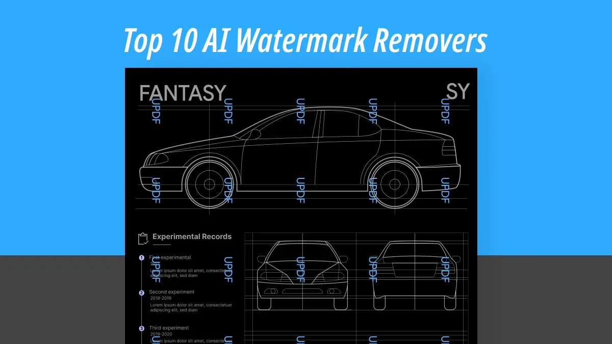 Top 10 AI Watermark Removers for Images, Videos, & Documents