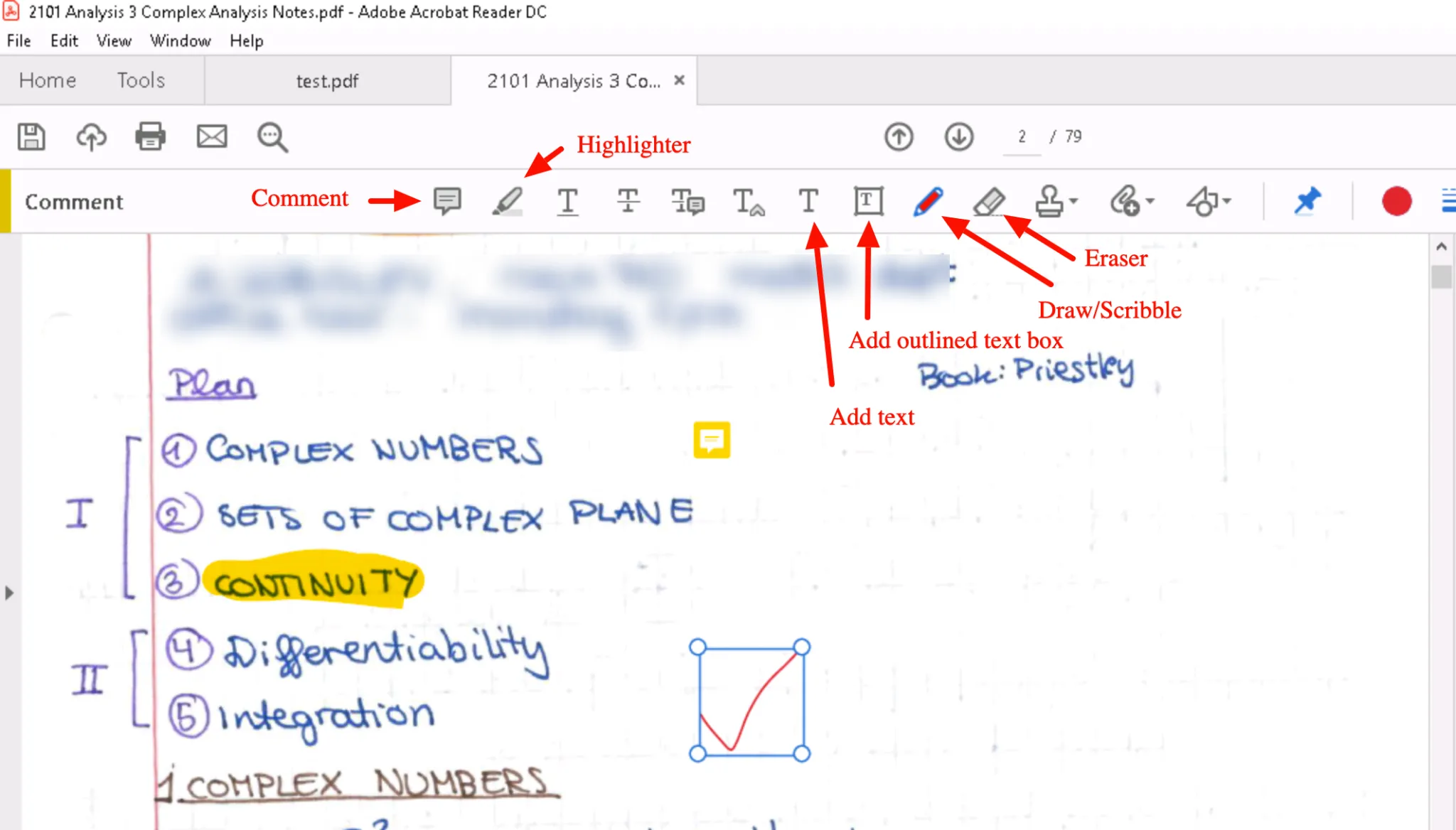 how to highlight scanned pdf annotate
