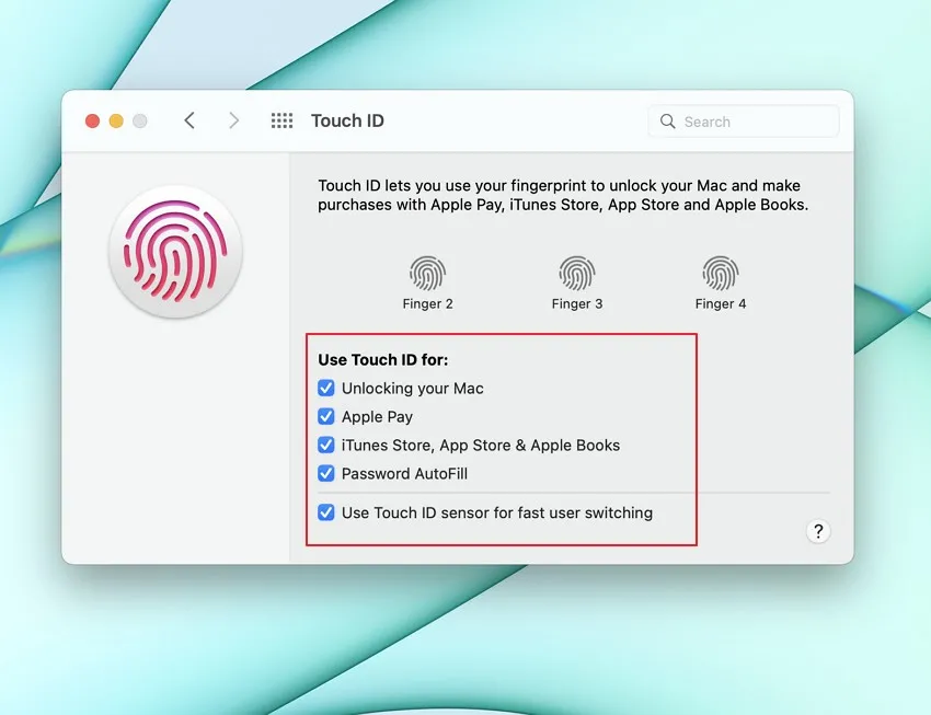 touch id not working macbook pro