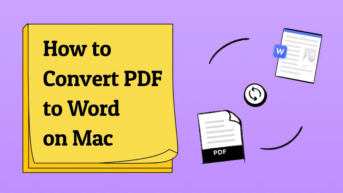 How to Convert PDF to Word on Mac with 4 Methods (macOS 14 Compatible)