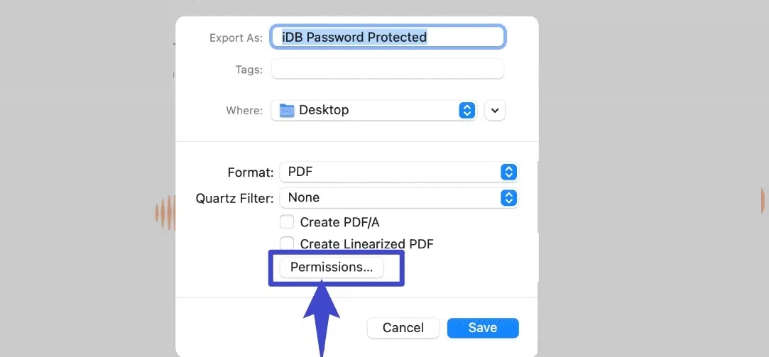how to password protect a pdf in preview