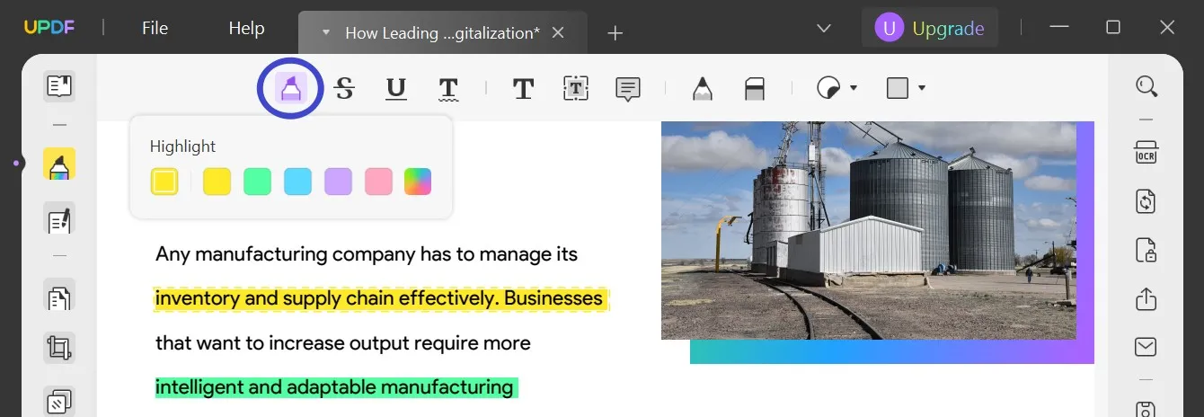 how to annotate pdf highlight