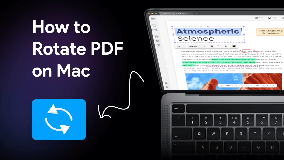 Mac User? Learn How to Rotate PDF on Mac Permanently with Ease