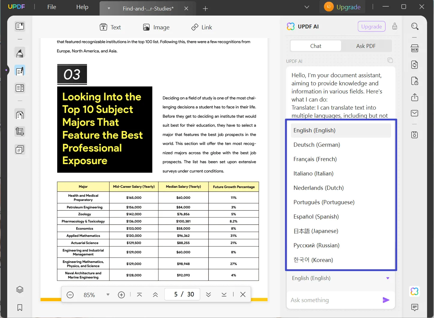 how to find highlighted text in pdf Multi-lingual PDF translation