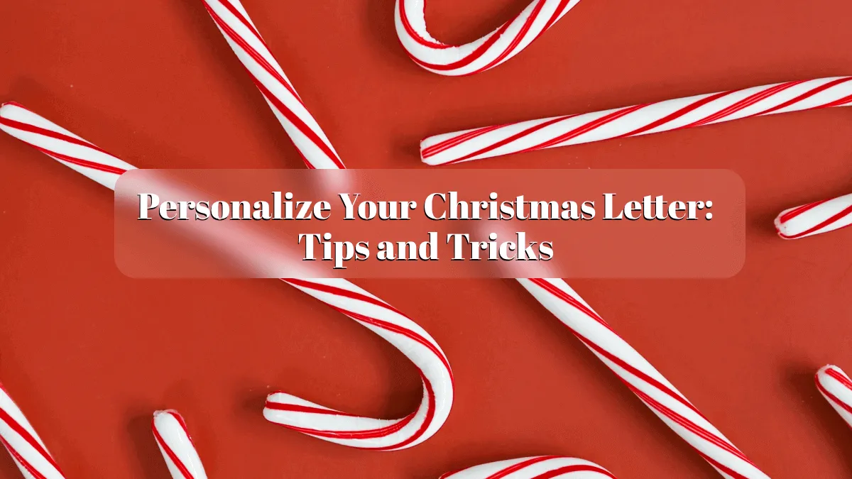 Personalize Your Christmas Letter: Tips and Tricks