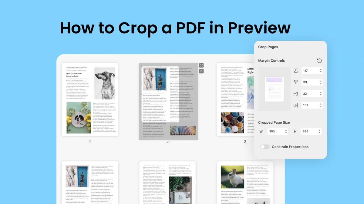 How to Crop a PDF File in Preview on Mac [Step-by-Step Guide]