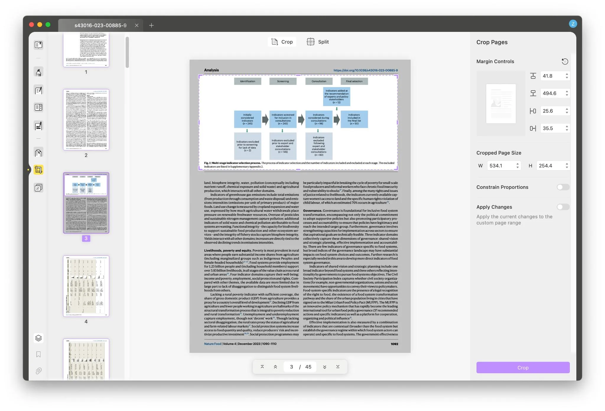 Crop the image in the PDF with UPDF. 