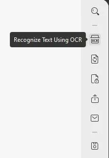 The OCR Feature in UPDF to make the background extractable