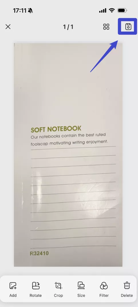 convert image to scanned pdf