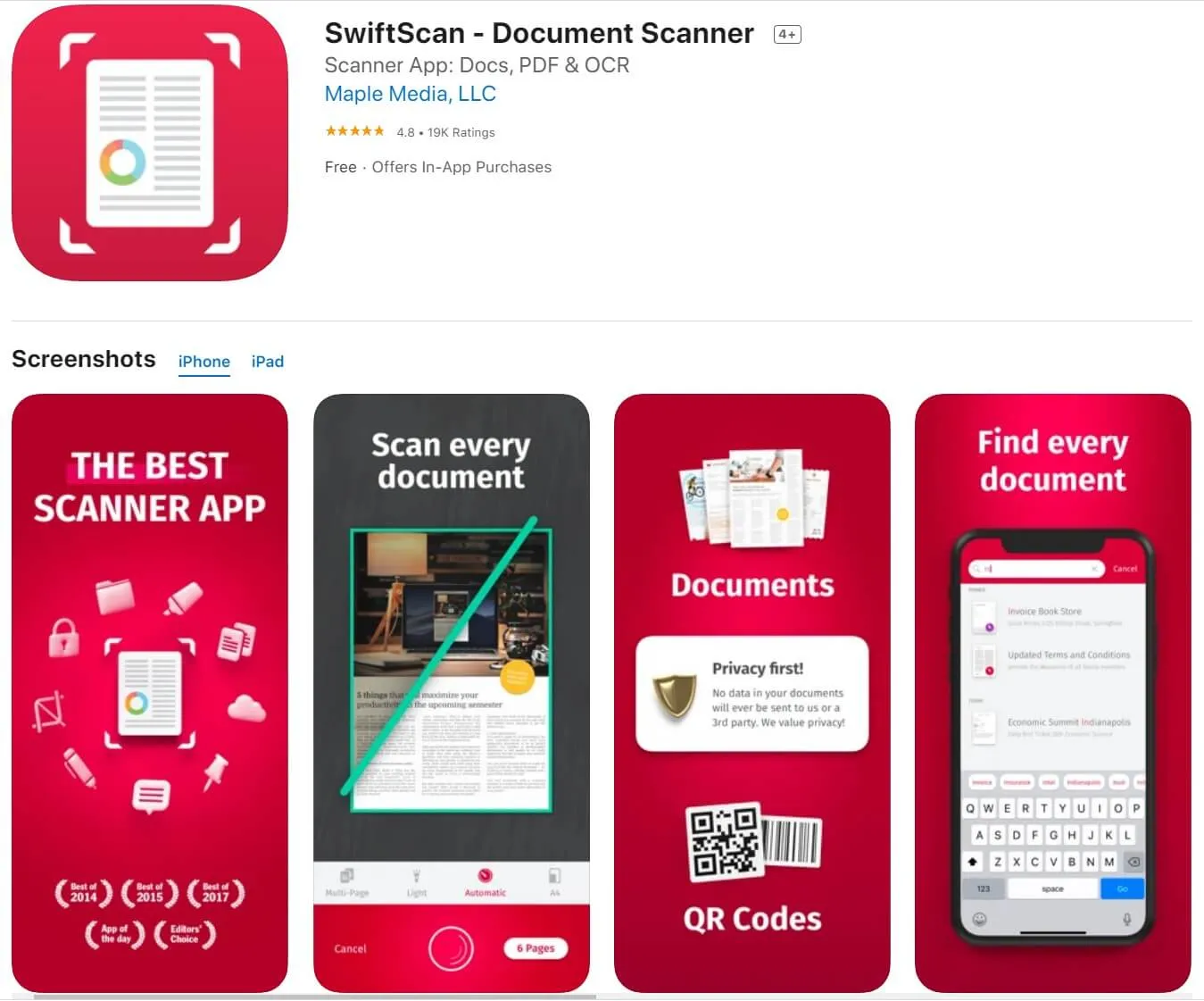 jpd in pdf app  SwiftScan