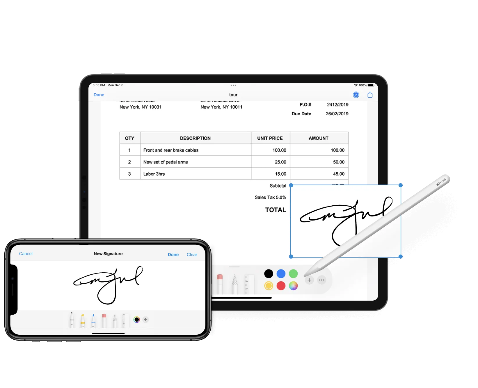 pdf signature remover ios updf