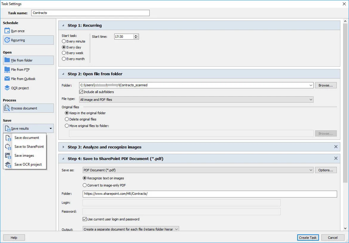 Convertitore da PDF a Docx