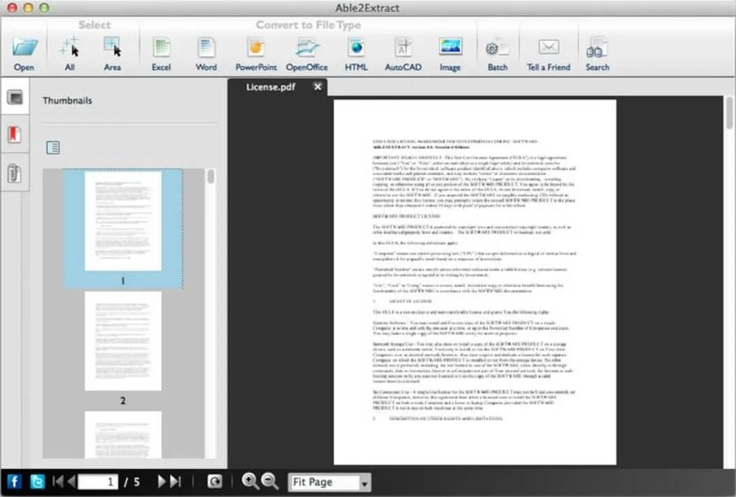 Convertitore da PDF a Word per Mac