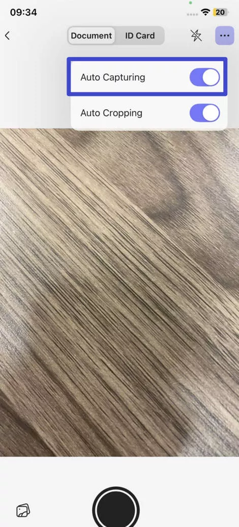 capture the paper document