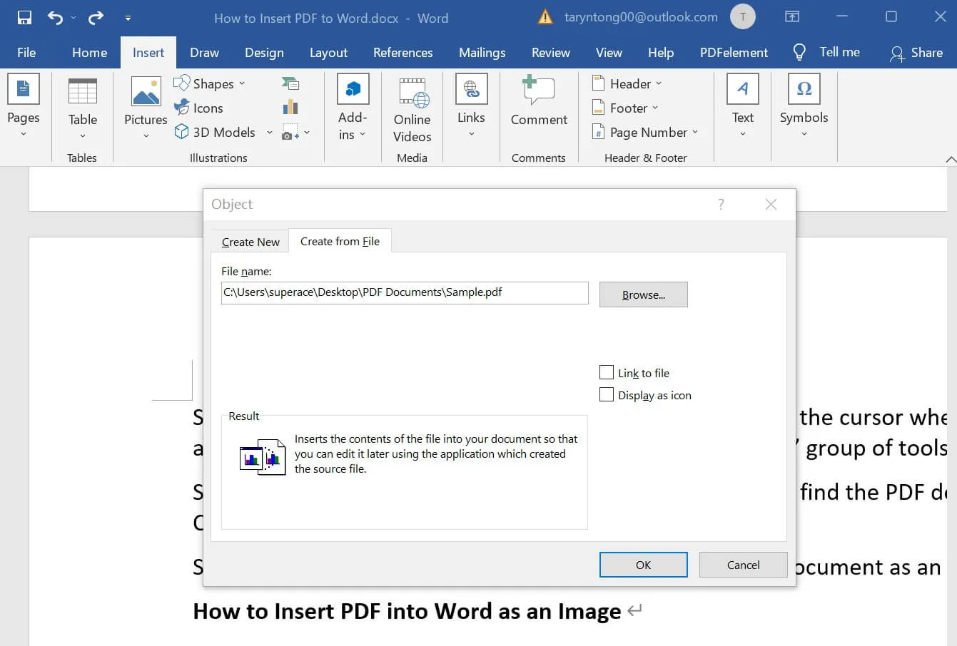 come aprire un file pdf in word su mac