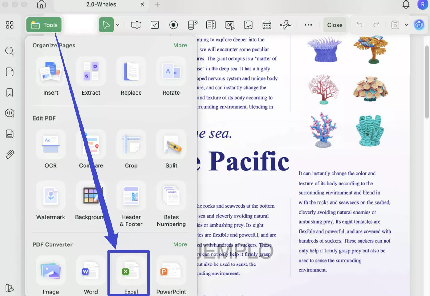 pdf to excel converter mac