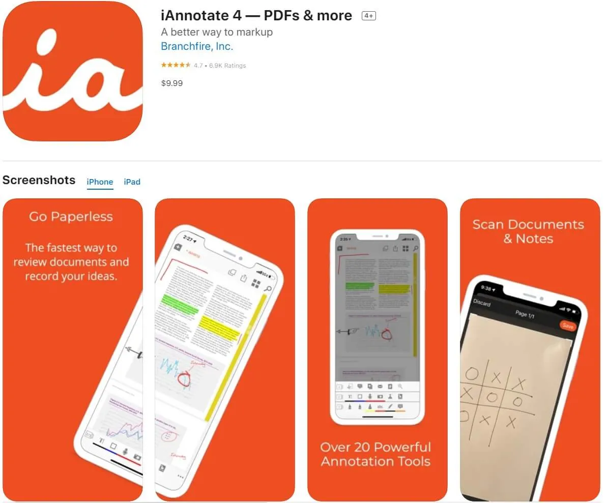 best pdf annotation app for ipad iannotate 4