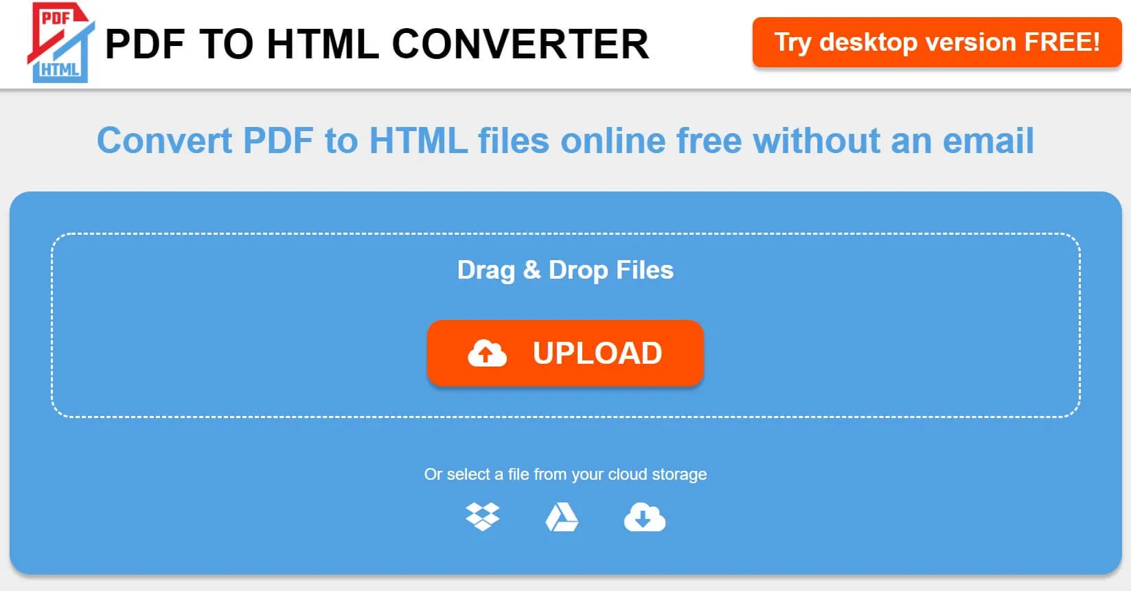 convertidores de PDF a HTML 