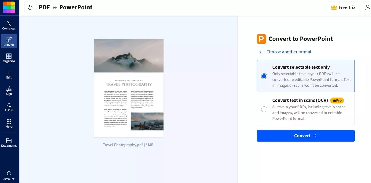 smallpdf conversion feature