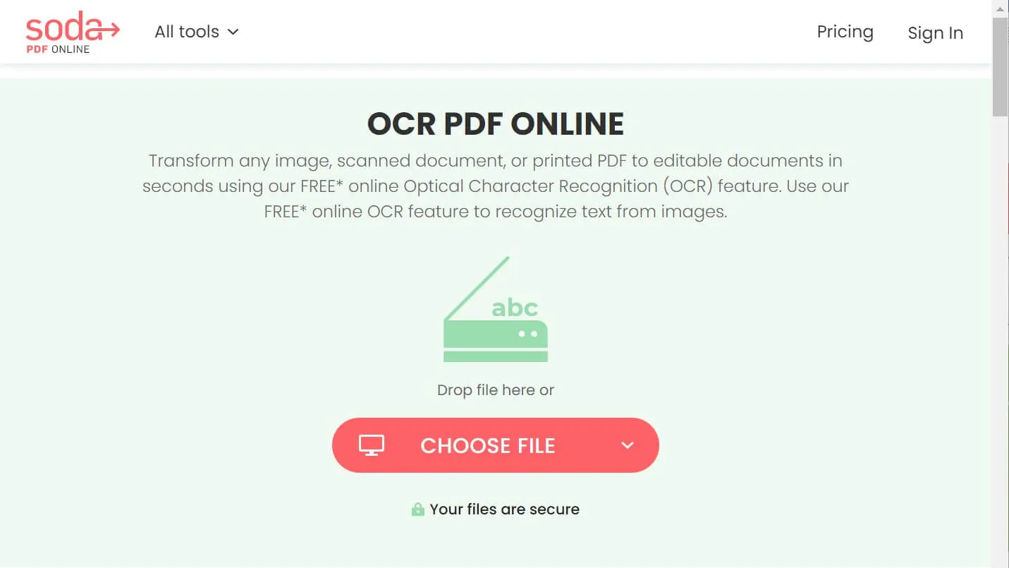 PDF zu Word Konverter mit OCR online - Soda-PDF online