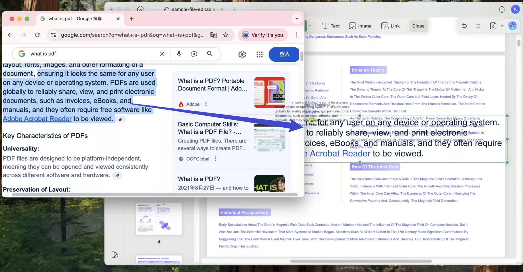 add rich text to PDF