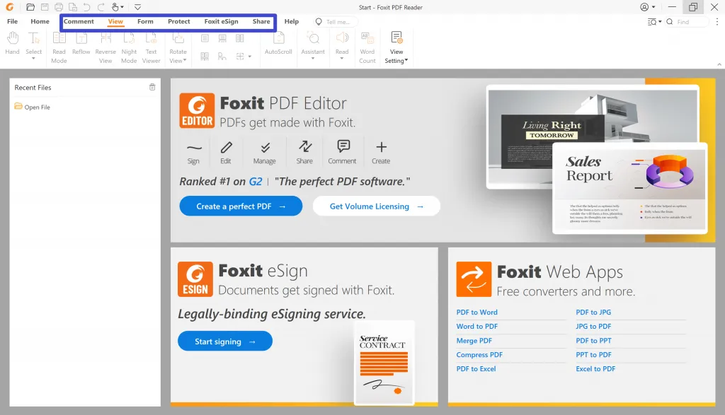 foxit xfa pdf reader