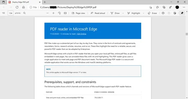 PDF-Reader - Microsoft PDF-Reader