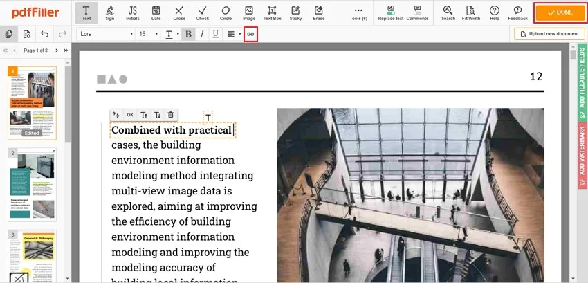 how to add attachment in pdf