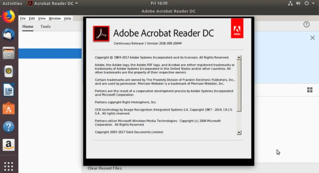 Adobe PDF Reader Linux