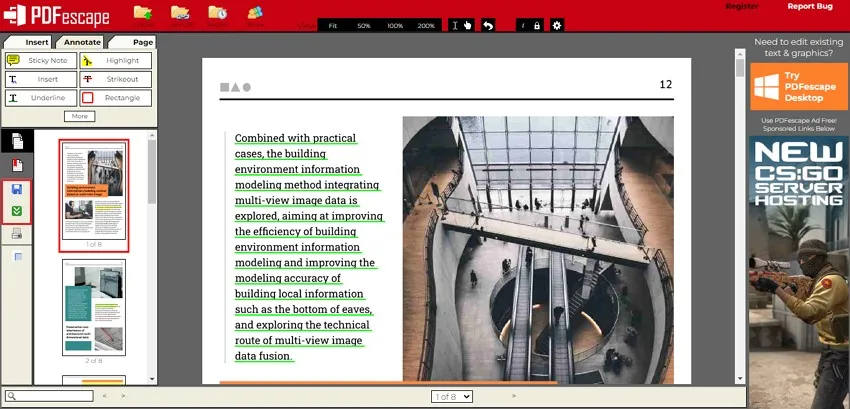 PDF-Highlighter - PDFescape