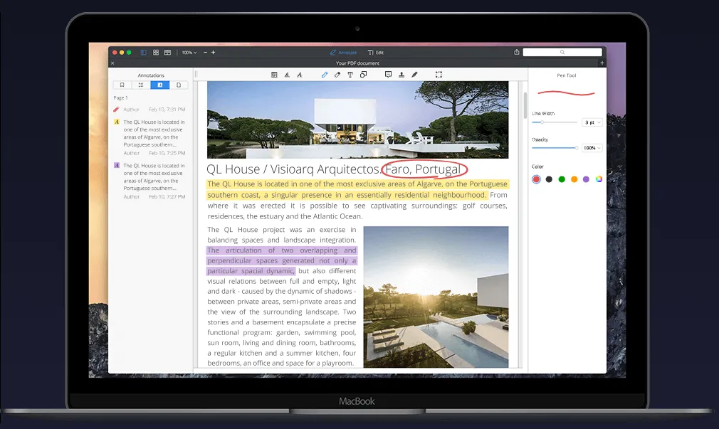 anotador de PDF para Mac