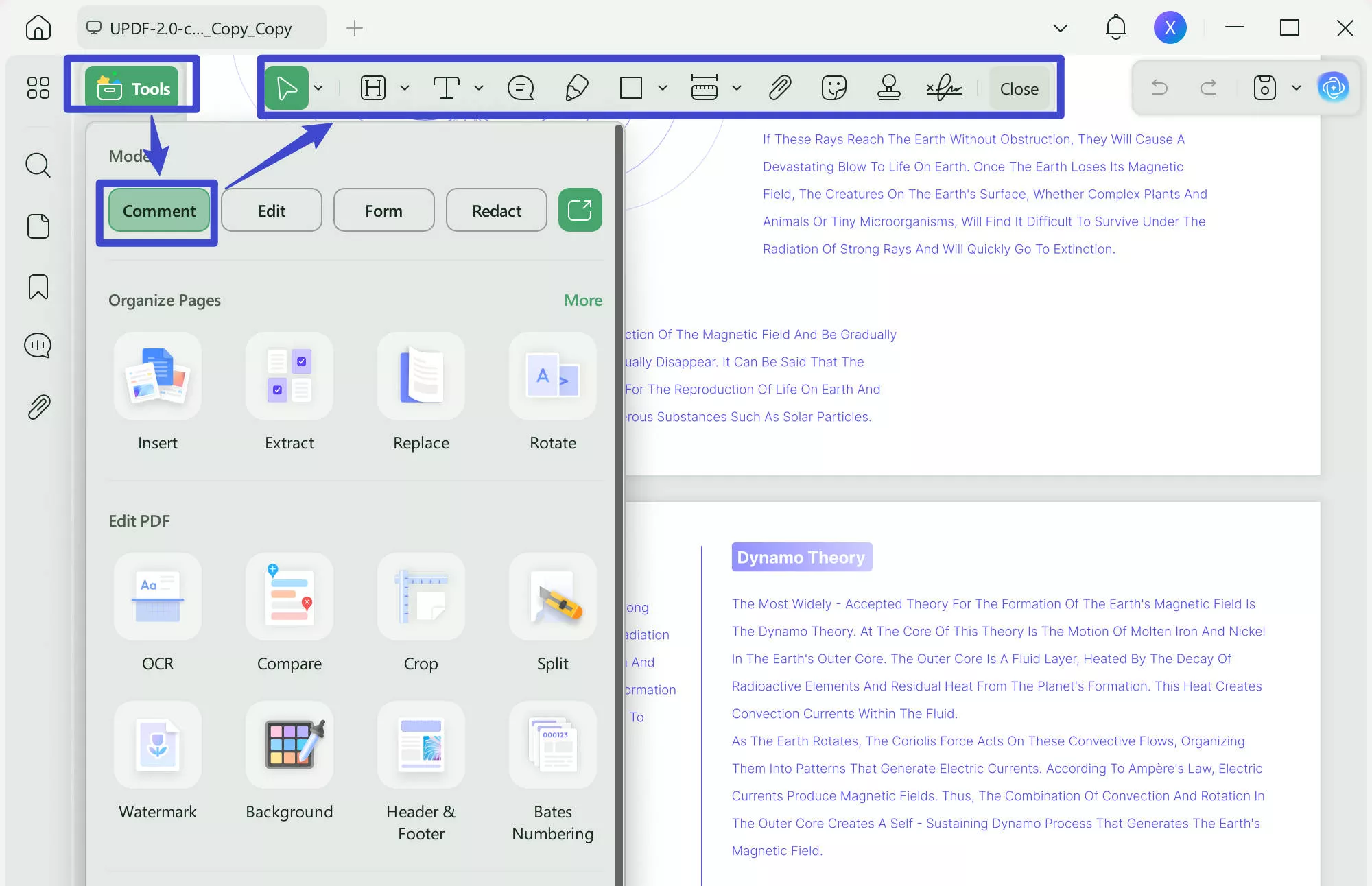 markup pdf drawboar pdf with comment