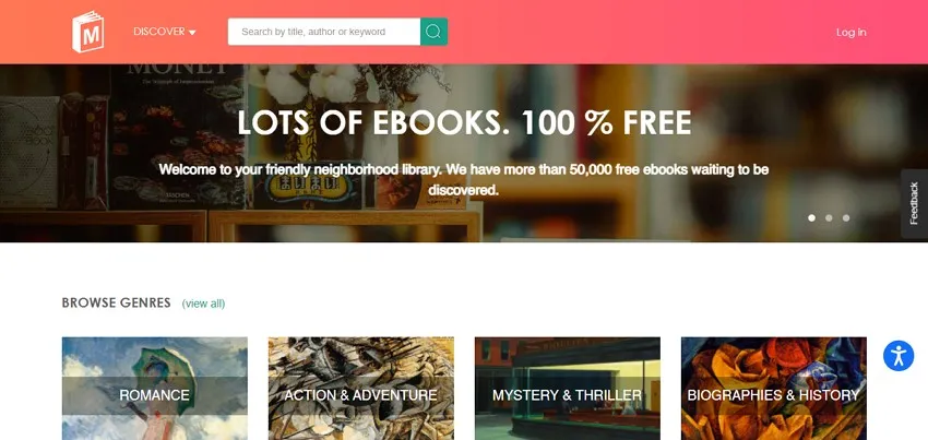 scaricare libri gratis con ManyBooks