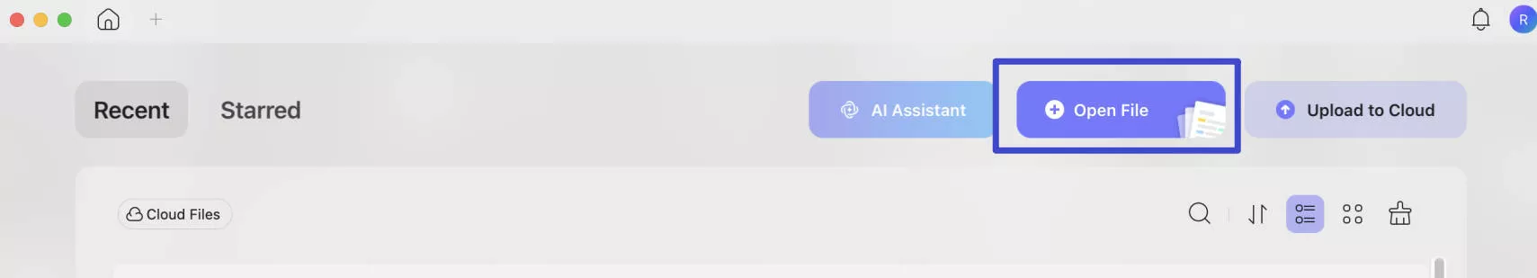 open file in mac