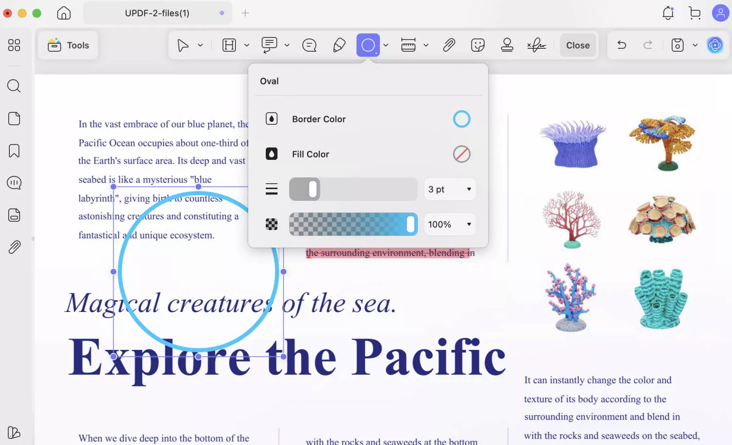 add shapes to markup pdf mac