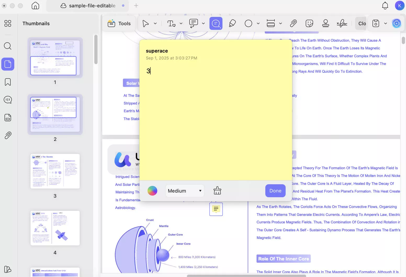 how to add comments in pdf file on mac