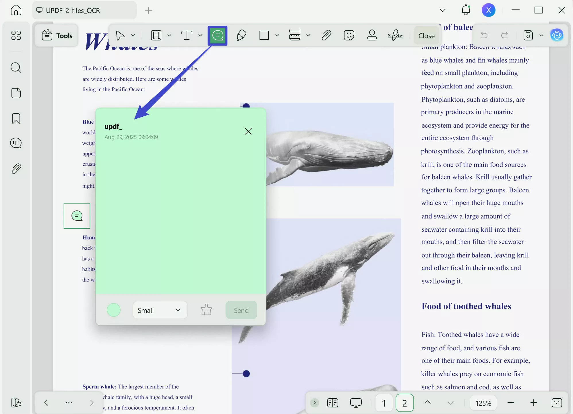 how to annotate pdf sticky notes
