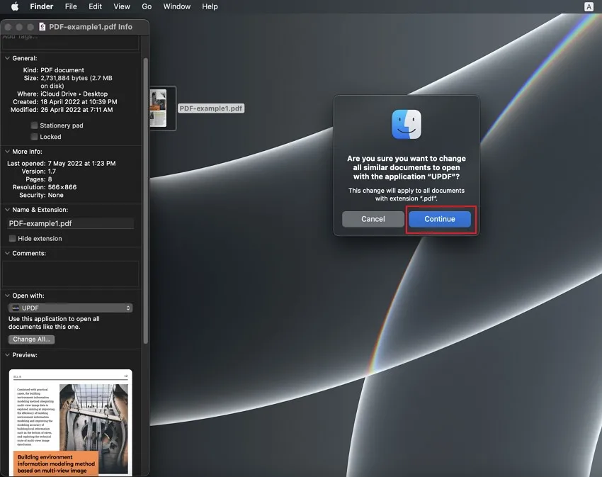 macでデフォルトのPDFリーダーを設定する方法
