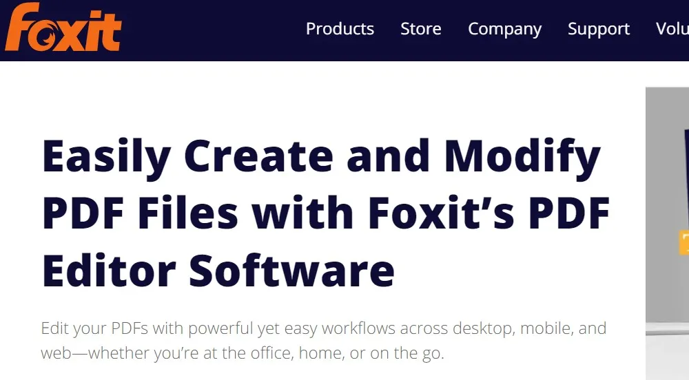 pdf writer app: foxit