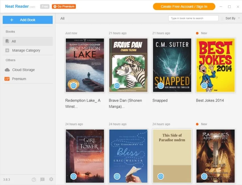 Lecteur de eBooks, Neat Reader